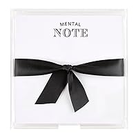 Santa Barbara Design Studio Michael & Co. Notepad with Holder, 125-Sheets, Mental Note