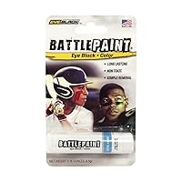 EyeBlack BattlePaint – Bright Colored Under Eye Black Grease for Pro Athletes and Super Sports Fans, Football, Baseball, Softball, Soccer, 1 Stick - Baby Blue