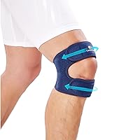 Dual Strap Knee Patella Brace for Knee Pain Relief, Runner’s Knee, Jumper’s Knee, Gym Exercise, Patellar Tendonitis, Osgood-Schlatter, Sports Injury Recovery, Joints and Muscles Support,