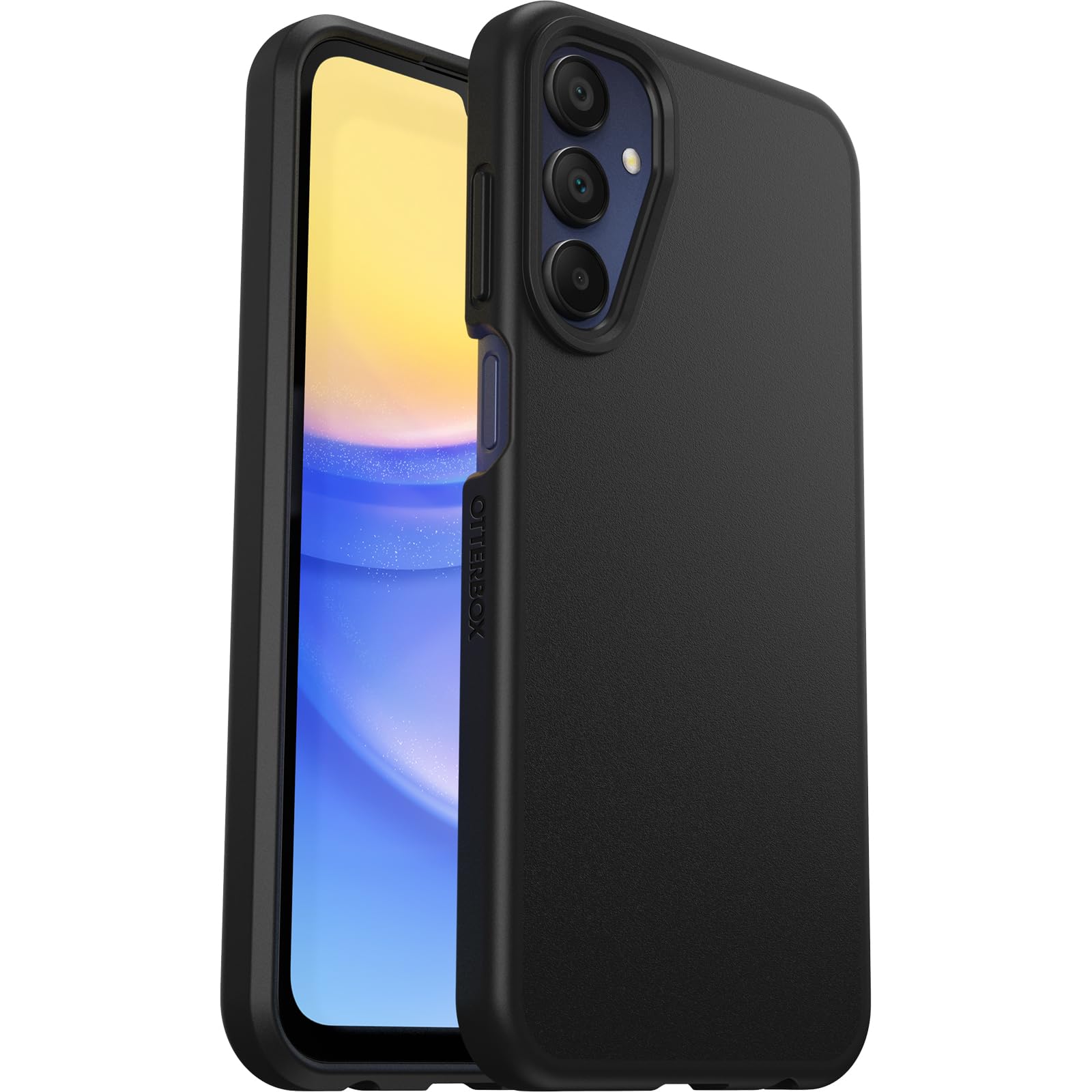 OtterBox Samsung Galaxy A15 5G Prefix Series Case - Black, Ultra-Thin, Pocket-Friendly, Raised Edges Protect Camera & Screen, Wireless Charging Compatible (Single Unit Ships in Polybag)