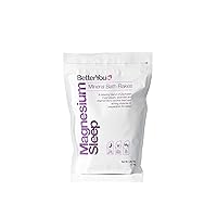 BetterYou Magnesium Sleep Mineral Bath Flakes - Mineral Bath Salts for Muscle Relaxation - Soothing Sore Muscle Soak - Natural Vegan Formula - 2.3 lb