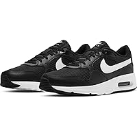 Nike Air Max SC CW4555, Men's Running Shoes, Sneakers, Breathable, Cushioning, Casual, Day-to-Day, Sports, Walking, black/ white, 26.5 cm