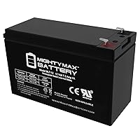 Mighty Max Battery ml7-12 - 12 Volt 7.2 ah SLA Battery Brand Product, Black