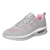 Women's Air Sports Running Shoes Fashion Sports Gym Jogging Tennis Fitness Sports Shoes Grey