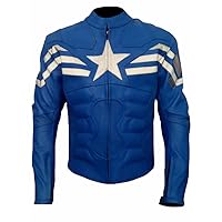 Mens Motorcycle Captain Winer Soldier Jacket