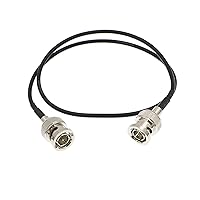 Alvin's Cables BNC Male to Male HD SDI Cable RG179 Coaxial Cable for Blackmagic BMCC Video Camera Flexible 50CM