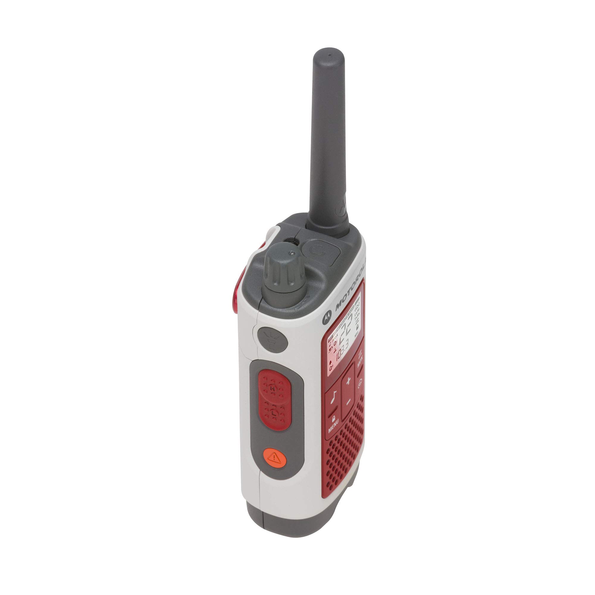 Motorola Solutions T482 Emergency Preparedness White W/Red Rechargeable Two Pack