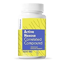 Vitablosom Active Hexose Correlated Compound Supplement 1500mg, Natural Mushroom Supplement Supports Immune Health, Liver Function, Maintains Natural Killer Cell Activity, 90 Capsules (Pack of 1)