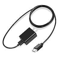 UL Listed AC Charger Fit for  Kindle Oasis E-Reader Paperwhite Voyage  - (Not Fit for USB-C), with 5Ft USB Charge Cable Power Supply Adapter Cord