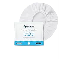 New Road Health Supply - Rinse Free Shampoo Cap, Shampoo and Condition Without Water, Shower Cap for Women and Men, PH Balanced and Hypoallergenic, for Post-Surgery, Bedridden and Elderly, 1-Pack