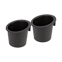 Diono Car Seat Cup Holders for Monterey 5iST and 6XT High-Back Boosters, Pack of 2 Cup Holders, Black