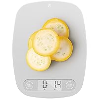 Gray Food Scale - Digital Display Shows Weight in Grams, Ounces, Milliliters, and Pounds | Perfect for Meal Prep, Cooking, and Baking | A Kitchen Necessity Designed in St. Louis