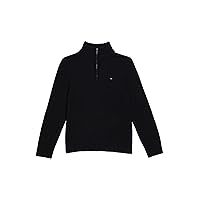 Tommy Hilfiger Boy's 1/4 Zip Solid Sweater (Big Kids)