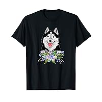 Alaskan Klee Kai Dog Mom or Love Dogs Dad Dog Lover Gift T-Shirt