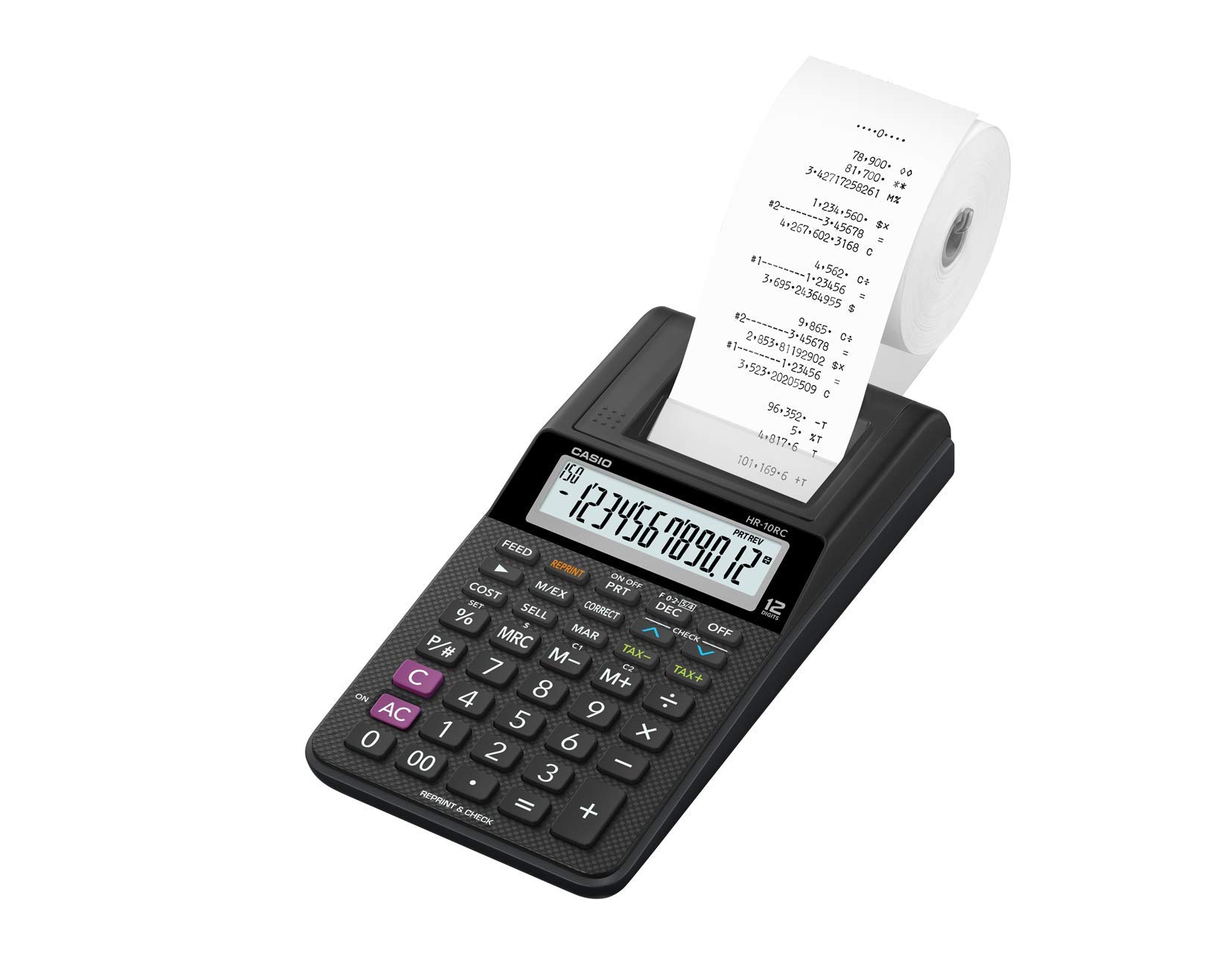 Casio HR-10RC Printing Calculator 4.02 x 3.21 x 9.41 inches