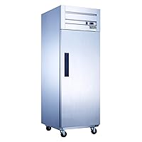 D28AR Commercial Single Door Top Mount Refrigerator in Stainless Steel NSF, ETL, ETL Sanitation certified