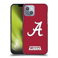 Head Case Designs Officially Licensed University of Alabama UA Plain Hard Back Case Compatible with Apple iPhone 14