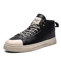 Men's Fashion High Top Sneakers Casual Sport Shoes Comfortable Lightweight Skate Shoes