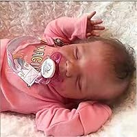 Uvvyui Reborn Sleeping Baby Dolls - Lifelike 18 Inch Girl, Realistic Newborn Dolls, Full Body Soft Vinyl Real Life Gift for Kids Girls 3+ Year Old