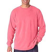 Comfort Colors Men's Ringspun Garment-Dyed Long-Sleeve T-Shirt Crunchberry