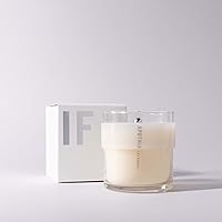 IF Candle | Modern White Floral & Citrus | Naturally Derived Soy Wax Blend | Cruelty-Free Candle | Up to 60 Hour Long Burn Time | 9 oz