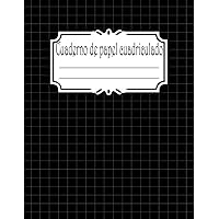 Cuaderno de Papel Cuadriculado 1 cm (Negro): Diario de cuadrícula para Matemáticas, Dibujo y Diseño | Ideal para Estudiantes, Ingenieros y Artistas | ... cm x 27,94 cm | 100 páginas (Spanish Edition)