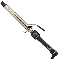 Hot Tools Pro Artist 24K Gold Extra Long Curling Iron | Long Lasting, Defined Curls (1 in)