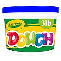 Crayola Modeling Dough, Blue, Bulk Classroom & Art Supplies For Kids, 3lb, Resealable Bucket