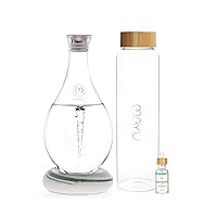 1.5L Premium Glass Bottle + Swirl Water Pitcher + Electrolyte Water Drops - Supreme Strong Bundle