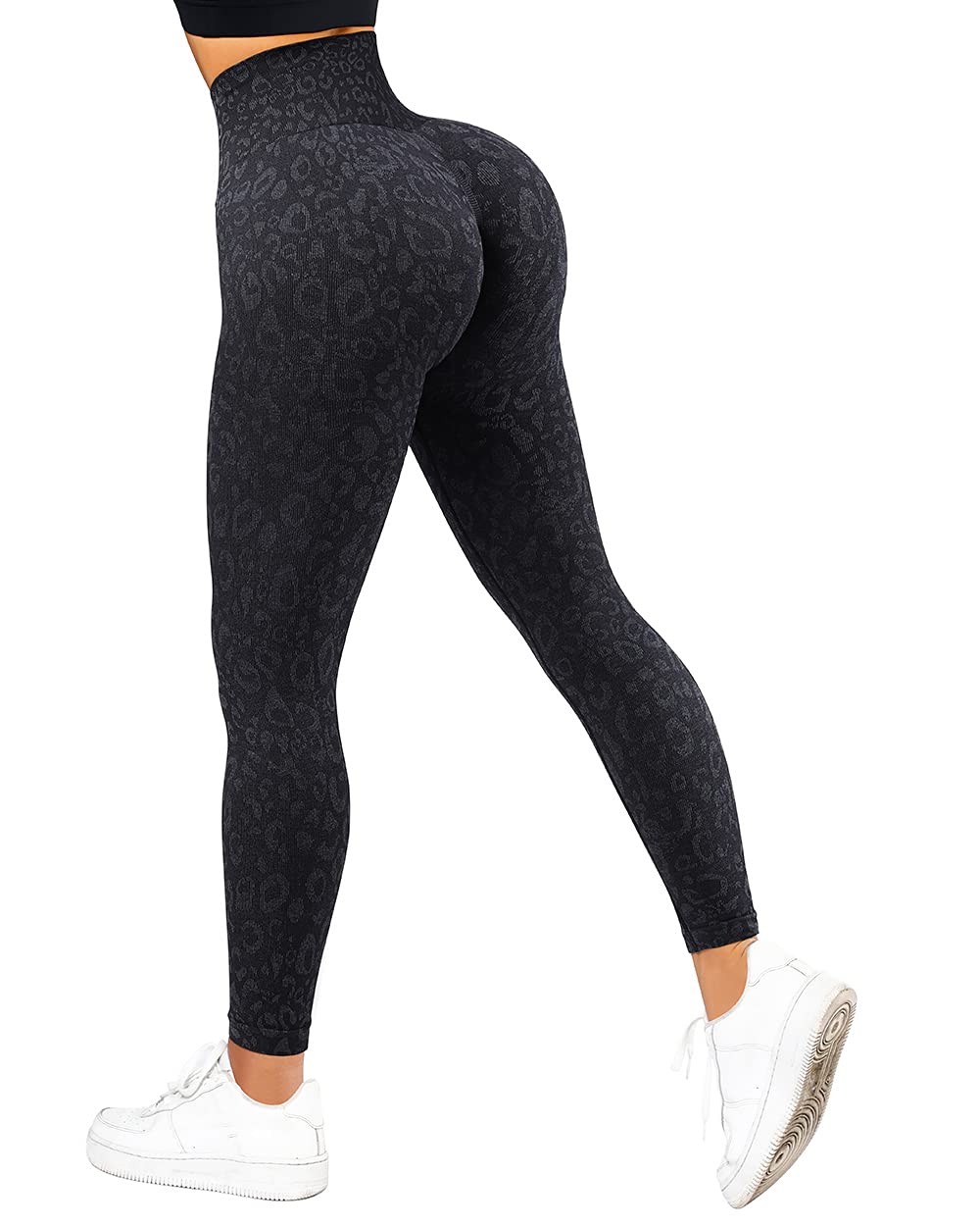 SUUKSESS Women Scrunch Butt Lifting Seamless Leggings Booty High Waisted Workout Yoga Pants