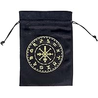 Tarot Divinations Flannelette Cards Pouch Bag Pendulums Altar Tablecloth Board Game Jewelry Storage Drawstring Tarot Bag Divinations Bag Drawstring Bag Oracles Card Bag Tarot Storage Bag Jewelry