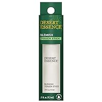 Desert Essence Organic Herbal Blemish Touch Stick with Natural Extracts & Essential Oils - .31 Fl Oz - Antiseptic Tea Tree Oil - Chamomile - Lavender - Palmarosa - Clear & Radiant Skin Desert Essence Organic Herbal Blemish Touch Stick with Natural Extracts & Essential Oils - .31 Fl Oz - Antiseptic Tea Tree Oil - Chamomile - Lavender - Palmarosa - Clear & Radiant Skin
