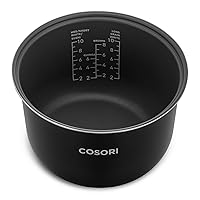 COSORI 5-Quart Rice Cooker Inner Pot Non-Stick for 10 Cup Uncooked CRC-R501- KUS Rice Cooker Only, 6-Layer, CRP-R501IP-KUS