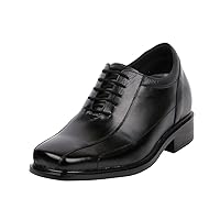 Tall Men Shoes Comfortable Lightweight Semi Casual Dress Wide Unique Shoes, 3 Inch Height