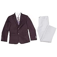 Boys' Notch Lapel Two Buttons Suit Two Pieces for Pageboy Party Casual Daily Tuxedos