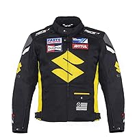 Suzuki Yellow Textile Motorcycle Jacket