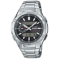 Casio Wave Ceptor Men's Watch Solar and Radio Controlled Solid Stainless Steel Case and Bracelet.