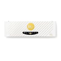 Heidi Swapp Minc Wheel Foiling Machine Laminator Applicator & Starter Kit,12 inch, White, Includes Transfer Folder, Gold Foil Sheet and 3 Tags, Make Cards, Invitations, and More
