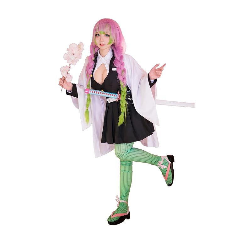 Mua Anime Cosplay Costume TKanroji Mitsuri Anime Cosplay Outfit Halloween  Kimono Cloth trên Amazon Mỹ chính hãng 2023 | Fado