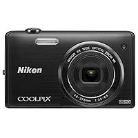 Nikon COOLPIX S5200 Wi-Fi CMOS Digital Camera with 6x Zoom Lens (Black) (OLD MODEL)