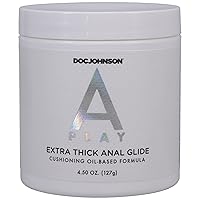 Doc Johnson A-Play - Extra Thick Anal Glide - Cushioning Oil-Based Formula - 4.5 oz. (127g)