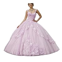 Women's Sweetheart Lace Appliques Sweet 16 Prom Party Princess Gown