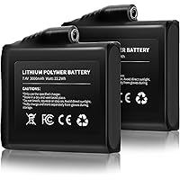 7.4V 3000MAH Rechargeable Li-ion Batteries for Heated Gloves (2pcs Included)