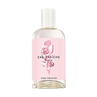 Yves Rocher EAU FRAICHE COLLECTION Rose EDT Spray for Women, Fragrance Fresh Scent Delicately, 100 ml./3.3 fl.oz.