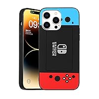 Compatible with iPhone 14 Pro Max Phone Case Cute Cool Video Game Controller Design for iPhone 14 Pro Max 6.7 inch Funny Cartoon Soft Silicone Fashion Protective Cover for Kids Girls Teens Boys Blue