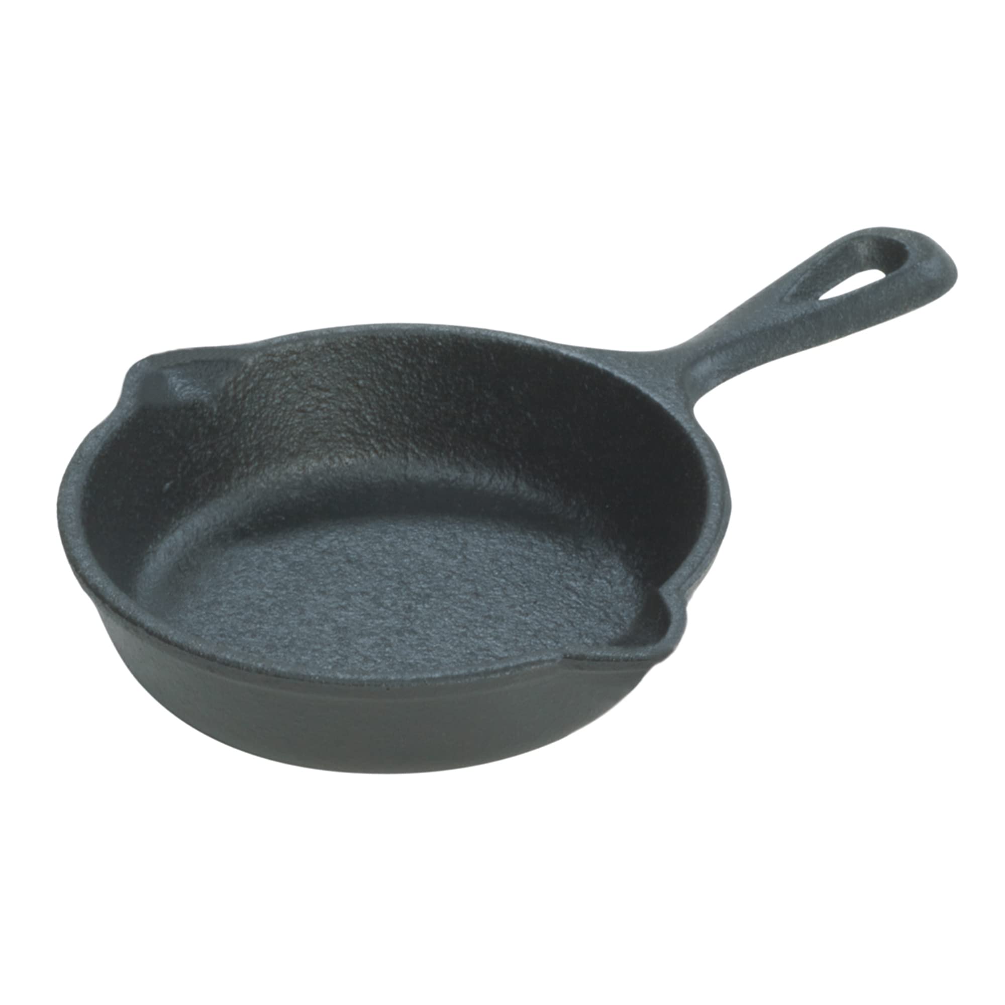 Lodge 3.5 Inch Miniature Cast Iron Pre-Seasoned Skillet – Signature Teardrop Handle - Use in the Oven, on the Stove, on the Grill, or Over a Campfire, Black