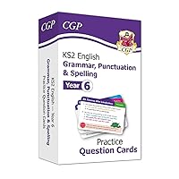 New KS2 English Practice Question Cards: Grammar, Punctuation & Spelling - Year 6: perfect for catching up at home (CGP KS2 English) New KS2 English Practice Question Cards: Grammar, Punctuation & Spelling - Year 6: perfect for catching up at home (CGP KS2 English) Cards
