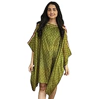 Assorted Vintage Pure Silk Box Dress from Jodhpur - Pure Silk