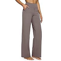 G4Free Yoga Pants Women Wide Leg Pants with Pockets High Waist Stretch Casual Work Sweatpants Petite/Regular/Tall