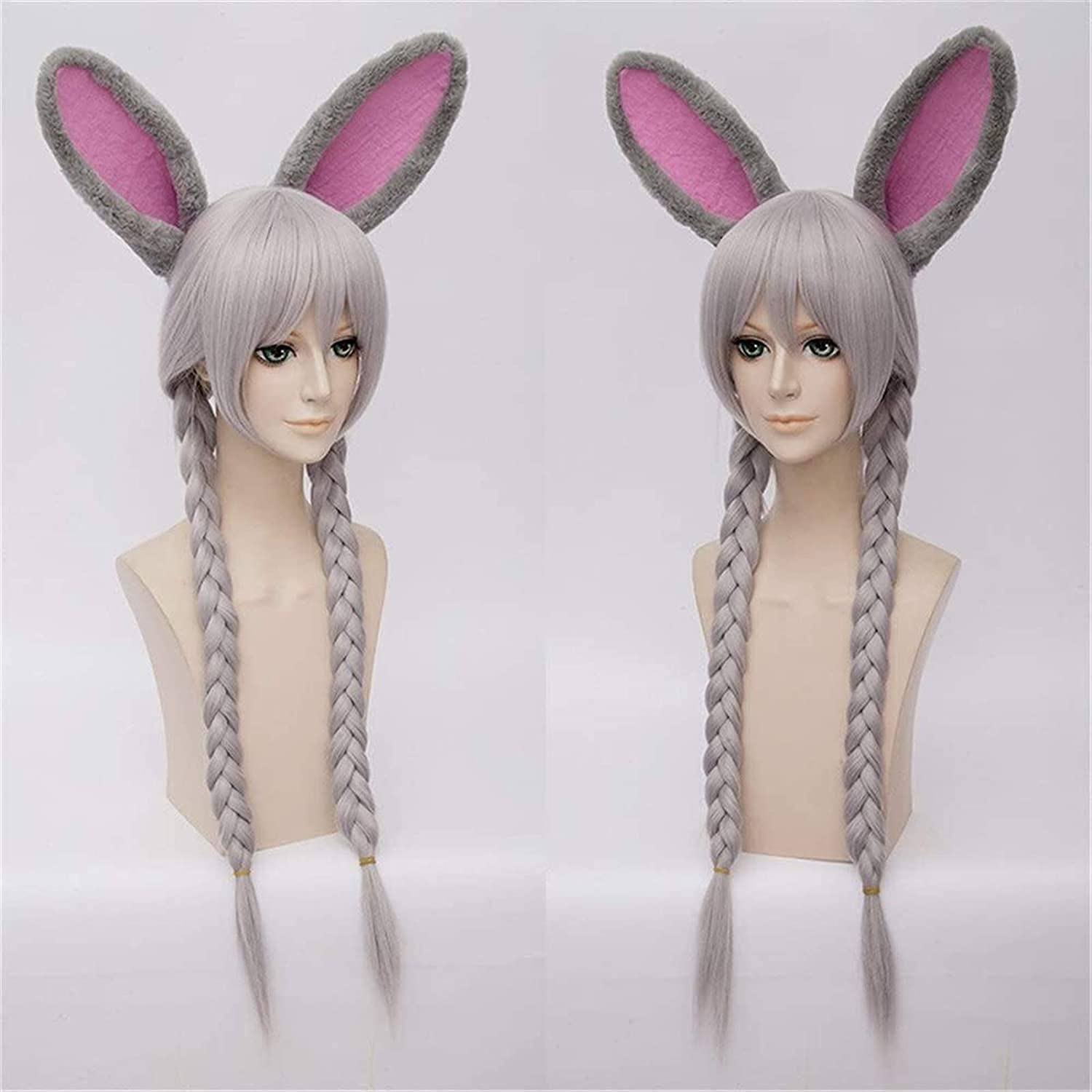 Cosplay Wig Zootopia Judy Hopps Silvery Long Wigs Styled Frauen Cosplay Party Fashion Anime Human Costume Full wigs Synthetic Haar Heat Resistant F...